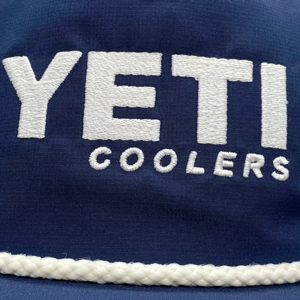 Yeti Hat Blue White Unisex Baseball Casual Womens Mens Adjustable Cap One Size - Picture 2 of 10